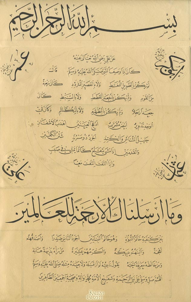© Abdülkadir Kuşkıran - Hilye-i Şerif