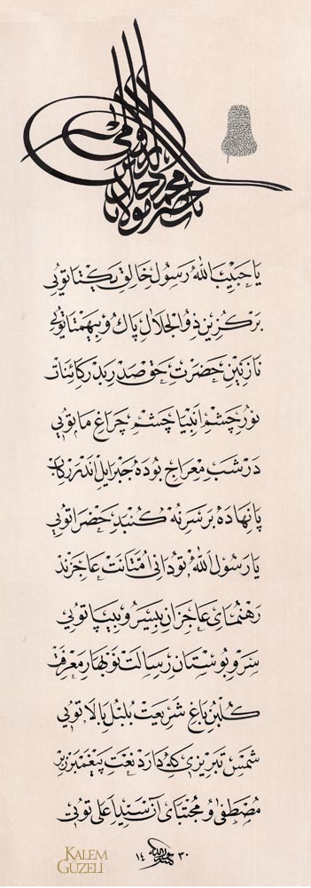 &copy; Nurullah Özdem - Levha - Naat-ı Mevlana